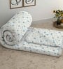 Blue Cotton Abstract 500 GSM Double Bed Comforter
