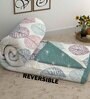 White Cotton Floral 500 GSM Single Bed Comforter