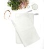 White Bamboo Terry Solid 550 GSM 2 Pcs Hand Towel