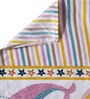Cartoon Dolphin (90x60) Multicolor Cotton Blend Table Cloth