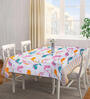 Cartoon Dolphin (90x60) Multicolor Cotton Blend Table Cloth