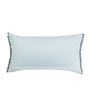 White Textured Cotton Blend 22 x 12 Inches Cushion Cover