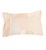 White Woven Fabric 22 x 14 Inches Cushion Cover
