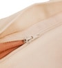 White Woven Fabric 22 x 14 Inches Cushion Cover