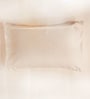White Woven Fabric 22 x 14 Inches Cushion Cover