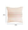 White Woven Poly Canvas 16 x 16 Inches Cushion Cover