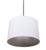 Metz White Cotton Hanging Light