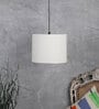 Erin White Cotton Hanging Light