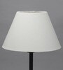 Joshaphus White Cotton Fabric Solid Lampshade