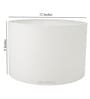 Lolita White Cotton Fabric Solid Lampshade