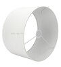 Kardish White Cotton Fabric Solid Lampshade