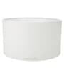 Kardish White Cotton Fabric Solid Lampshade