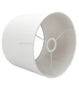 Colstrip White Cotton Fabric Solid Lampshade