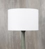 Lolita White Cotton Fabric Solid Lampshade