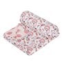 White Cotton Floral 120 GSM 1 Double Bed Dohar