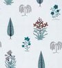 White Cotton Floral 120 GSM 1 Single Bed Dohar