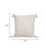 White Cotton Woven 18 x 18 Inches 5 Cushion Covers