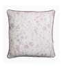 White Floral Cotton 18 x 18 Inches Cushion Covers (Set of 5)