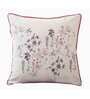 White Floral Cotton 18 x 18 Inches Cushion Covers (Set of 5)