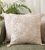 White Cotton Textured 18x18 inches Cushion Covers (Set of 5)