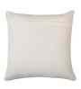 White Cotton Geometric 16x16 inches Cushion Cover