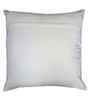 White Cotton Geometric 18x18 inches Cushion Cover
