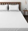 Cotton 400TC King Size Bedsheet With 2 Pillow Covers