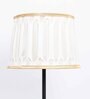 Scarlette White Fabric Pleated Lampshade