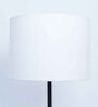 Verde White Fabric Solid Lampshade
