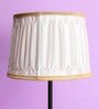 Scarlette White Fabric Pleated Lampshade