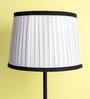 Forever White Fabric Pleated Lampshade