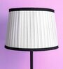 Ravenna White Fabric Pleated Lampshade