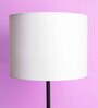Verde White Fabric Solid Lampshade