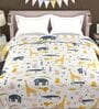 White Cotton Reversible Anti Fungal Double Bed Dohar