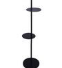 Raphael White Cotton Shade Shelf Floor Lamp With Metal Base