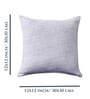 White Cotton Solid 12x12 inches (Set of 2) Cushion Covers