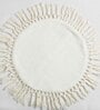 White Cotton Woven 16x16 inches Cushion Covers (Set of 2)