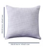 White Cotton Solid 18x18 inches (Set of 2) Cushion Covers