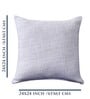 White Cotton Solid 24x24 inches (Set of 2) Cushion Covers