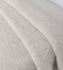White Solid 370 TC Cotton Double Bed Cover with 2 Pillow Covers