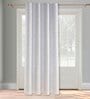 White Cotton Solid 7ft Semisheer Rod Pocket Door Curtain (1 Pc)