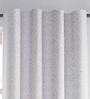 White Cotton Solid 7ft Semisheer Rod Pocket Door Curtain (1 Pc)