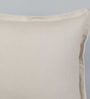 Solid Pattern Cotton White Cushion Cover 20 x 20 inches