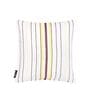 White Cotton Striped 14 x 14 inch Set of 5 Cushion Covers