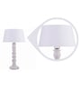 White Cotton Table Lamp