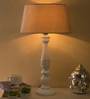 White Cotton Table Lamp