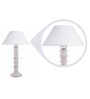 White Cotton Table Lamp