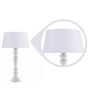 White Cotton Table Lamp