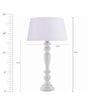 White Cotton Table Lamp