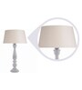 White Cotton Table Lamp